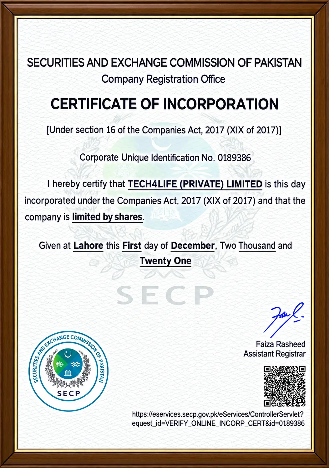 SECP Registration