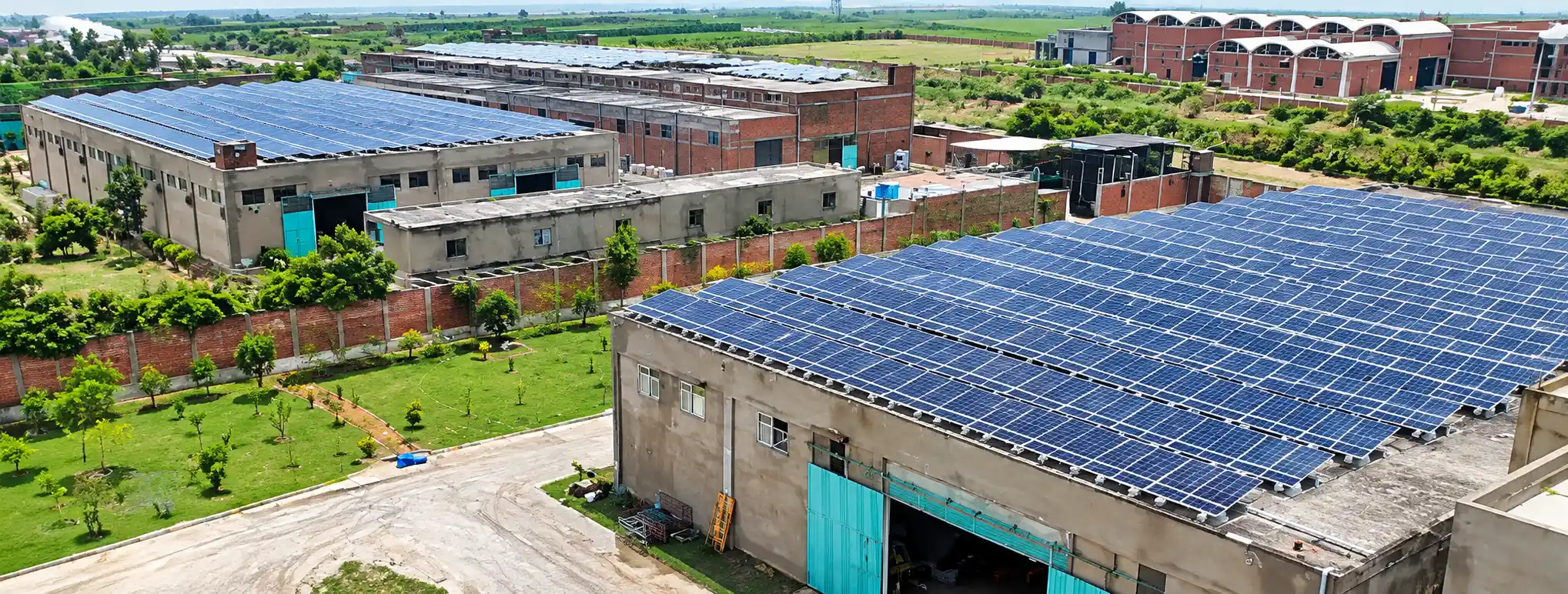 Solar Powered Industrial Campus