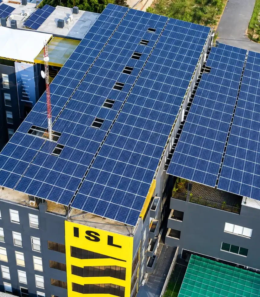 Industrial Rooftop Solar Complex